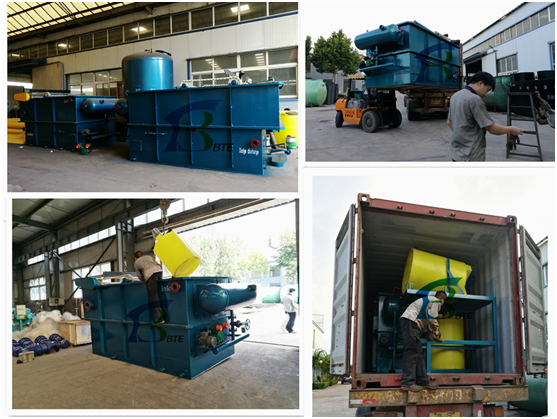 Industrial Wastewater Pre-Treatment DAF Dissolved Air Flotation Machine in Mexico