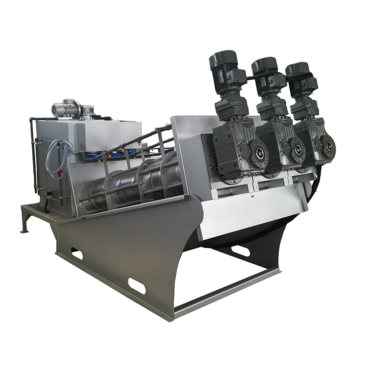 Screw Press Sludge Dewatering Machine