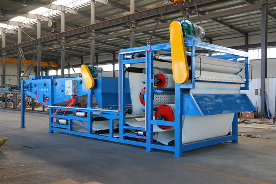 How Does Belt Type Filter Press Work